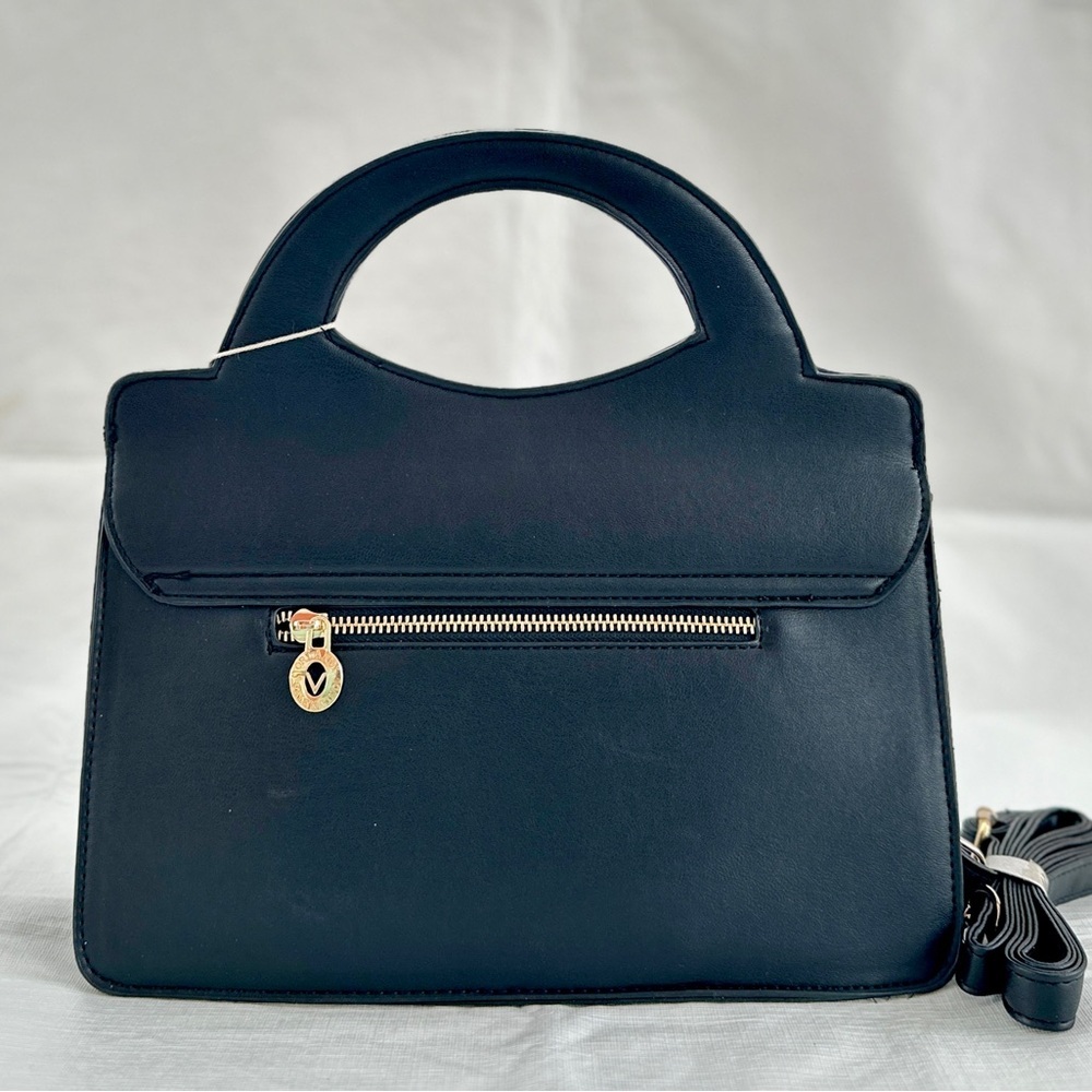 Valentino Orlandi Black Quilted Satchel - Picture 2 of 3